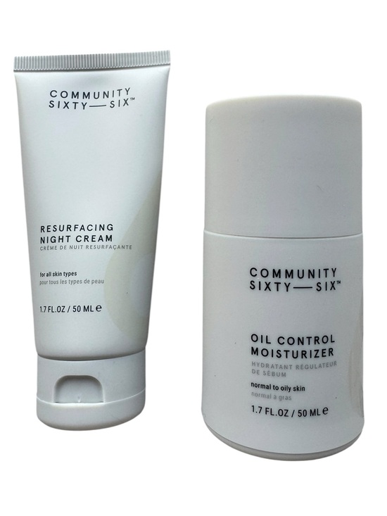 Community Sixty-Six Other - Community Sixty-Six Resurfacing Night Cream & Oil Control Moisturizer Bundle NIB